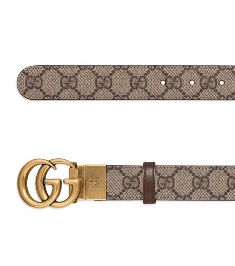 gucci gg reversible belt|Gucci reversible marmont belt.